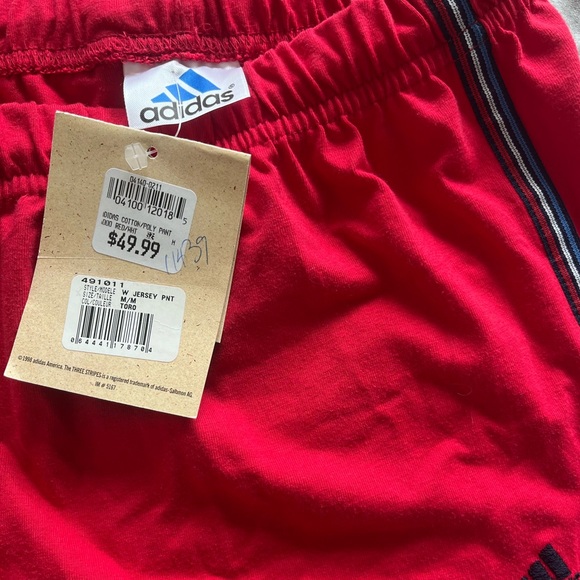 Brand new red addidas pants 💋 - Picture 4 of 5